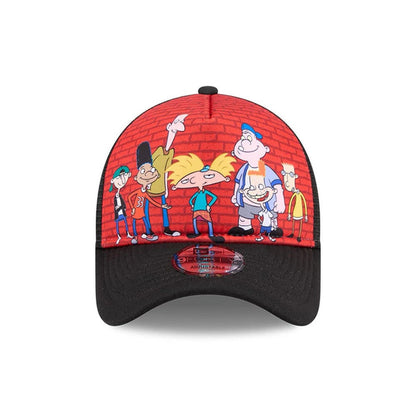 Pictured is this Graphic Hey Arnold 9FORTY A-Frame Trucker cap in black. 3