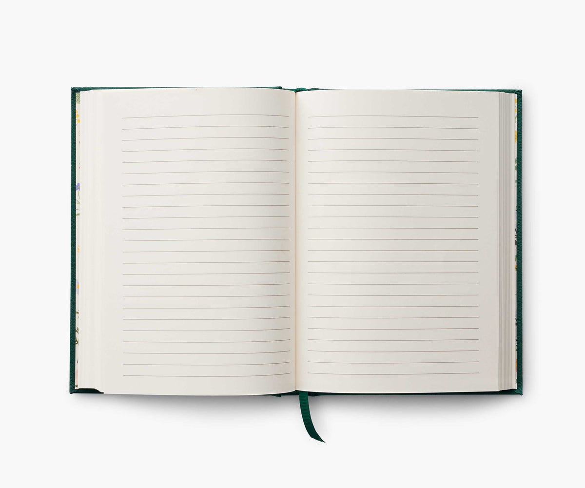 Embroidered Journal - There Are Always Flowers