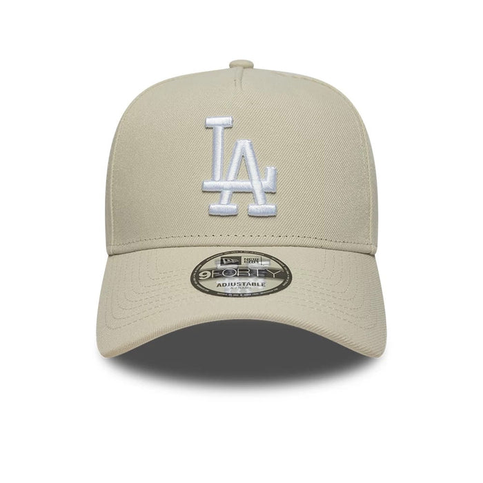 This is a LA Dodgers MLB Beige 9FORTY A-Frame Adjustable Cap 2