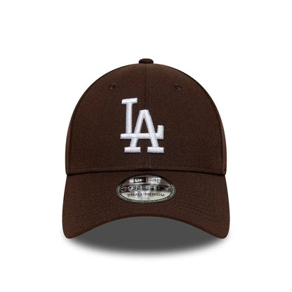 This is a LA Dodgers MLB Dark Brown 39THIRTY Stretch Fit Cap 2