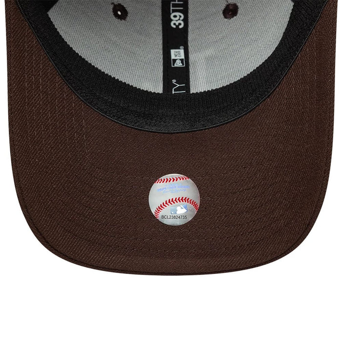 This is a LA Dodgers MLB Dark Brown 39THIRTY Stretch Fit Cap 7
