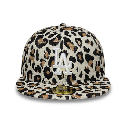 Pictured is this MLB Leopard LA Dodgers 59FIFTY Fitted cap in black. 3