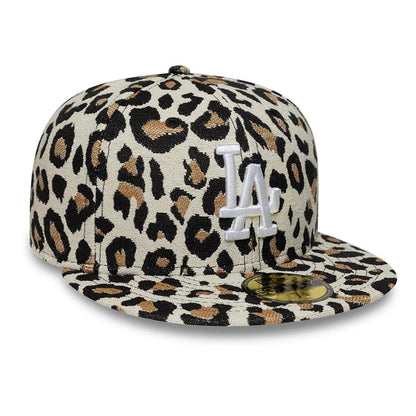 Pictured is this MLB Leopard LA Dodgers 59FIFTY Fitted cap in black. 4