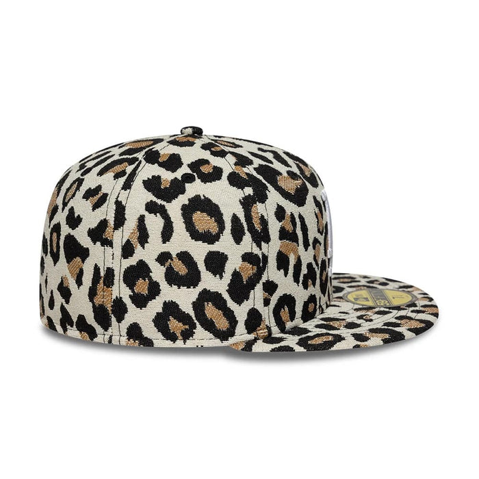 Pictured is this MLB Leopard LA Dodgers 59FIFTY Fitted cap in black. 7