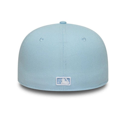 This is a LA Dodgers MLB Pastel Blue 59FIFTY Fitted Cap 6