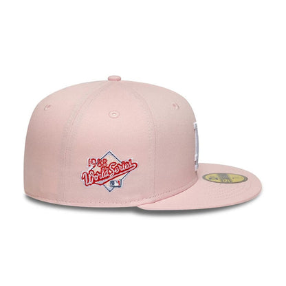 This is a LA Dodgers MLB Pink 59FIFTY Fitted Cap 5