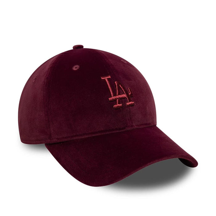 This is a LA Dodgers MLB Velour Dark Purple 9TWENTY Bow Back Adjustable Cap 4