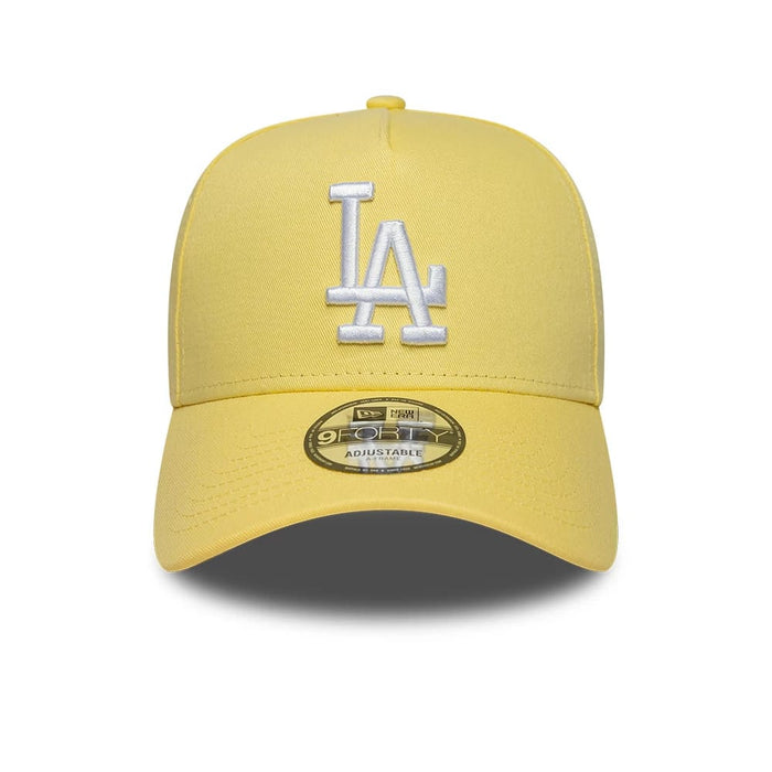 This is a LA Dodgers MLB Yellow 9FORTY A-Frame Adjustable Cap 2