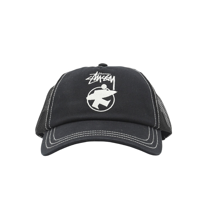 LP Beach Roots Trucker Cap - Black