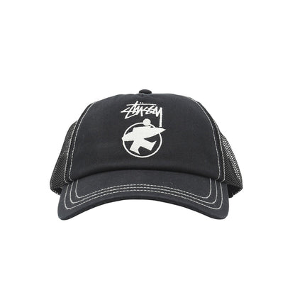 LP Beach Roots Trucker Cap - Black