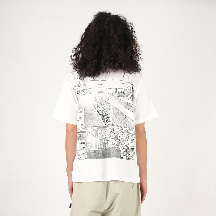 MD Crossed Wires Big T-Shirt - White