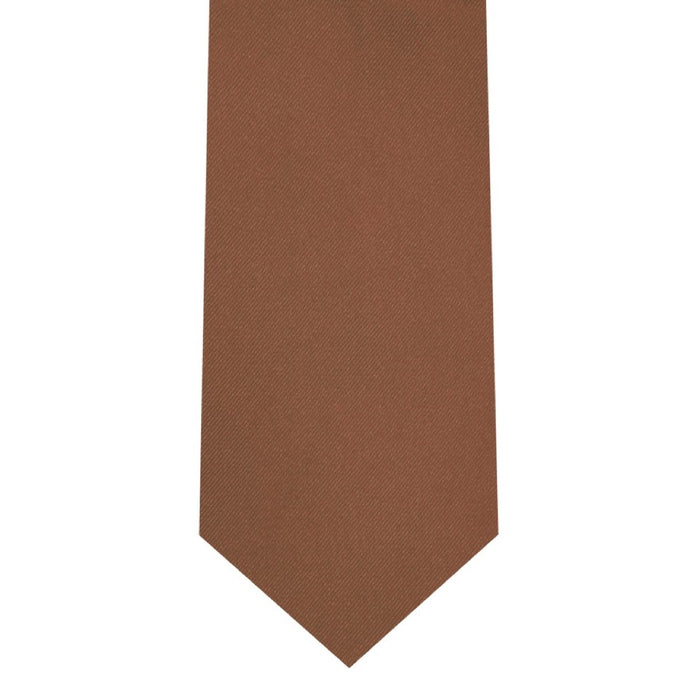 Medium Brown Skinny 2.75 inch Tie - KCT Menswear