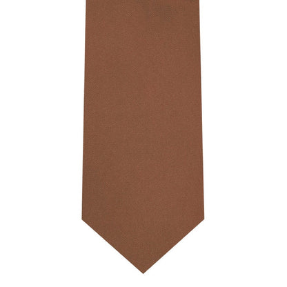 Medium Brown Skinny 2.75 inch Tie - KCT Menswear