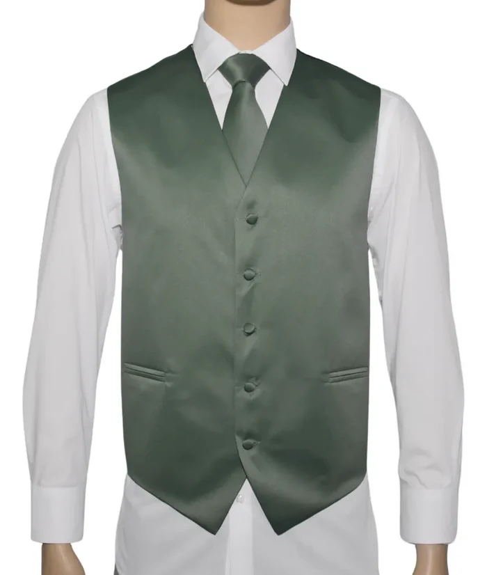 Men's Vest & Tie Set – Greens-Cool | KCT Menswear