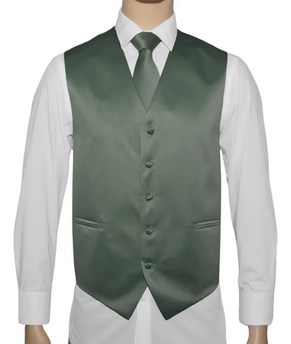 Men's Vest & Tie Set – Greens-Cool | KCT Menswear