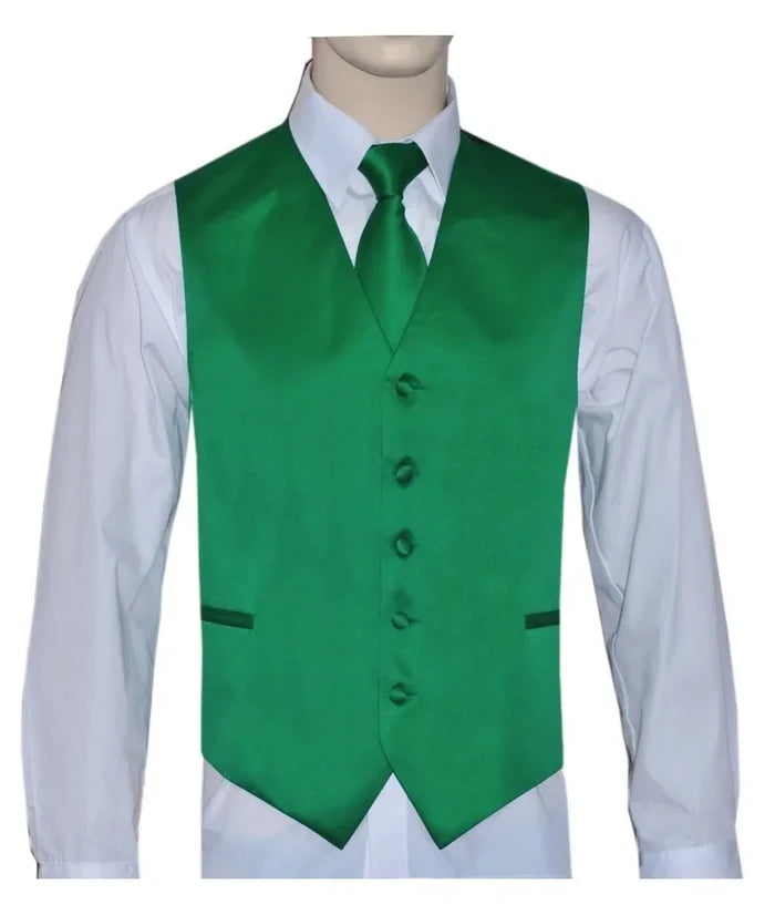 Men's Vest & Tie Set – Greens-Cool | KCT Menswear