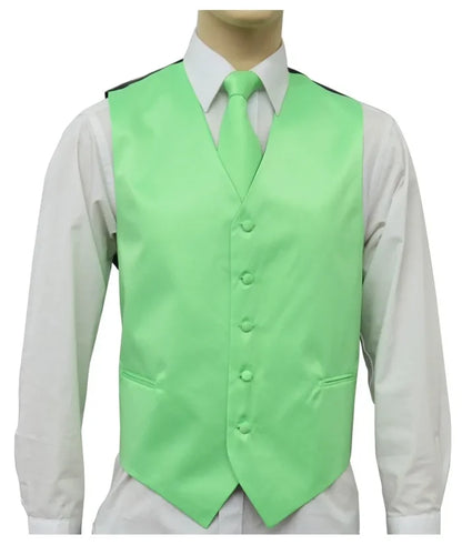 Men's Vest & Tie Set – Greens-Vibrant | KCT Menswear