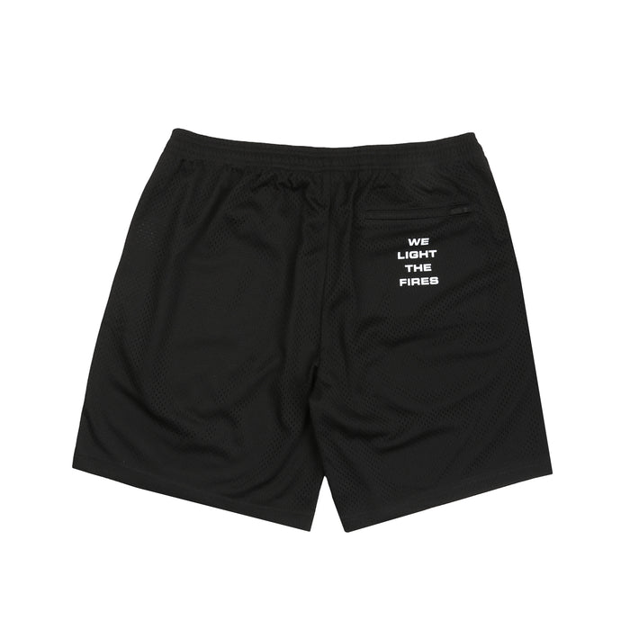 Mesh Short - Jet Black