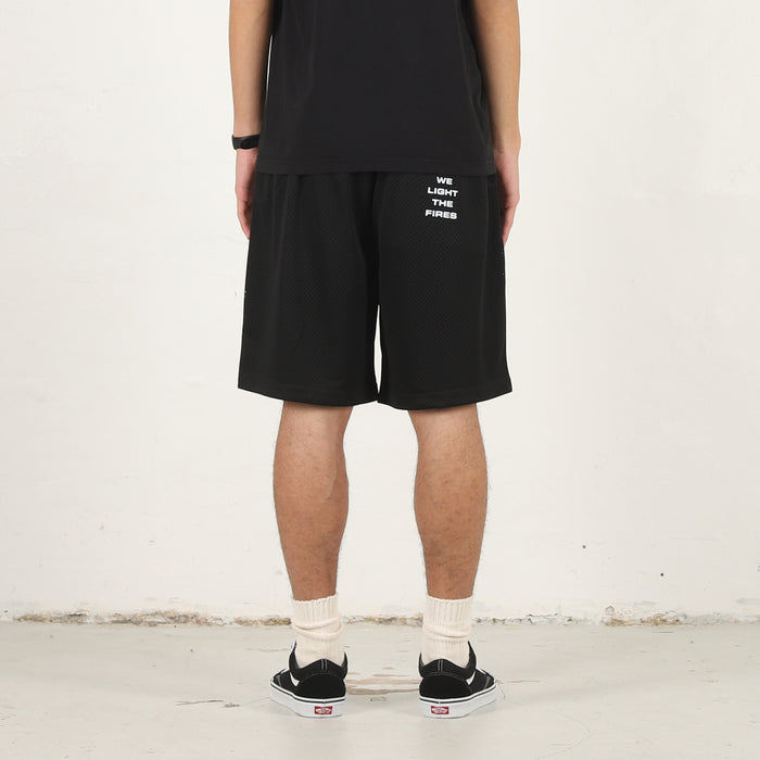 Mesh Short - Jet Black