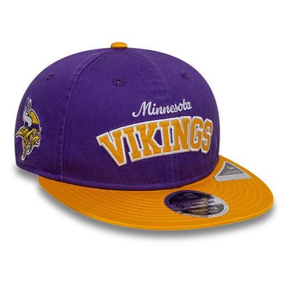 This is a Minnesota Vikings NFL Historic Purple Retro Crown 9FIFTY Adjustable Cap 1