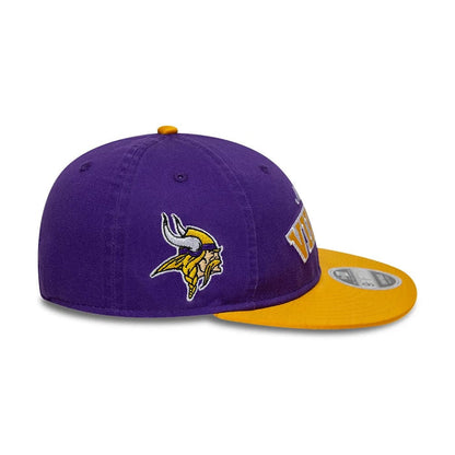 This is a Minnesota Vikings NFL Historic Purple Retro Crown 9FIFTY Adjustable Cap 4