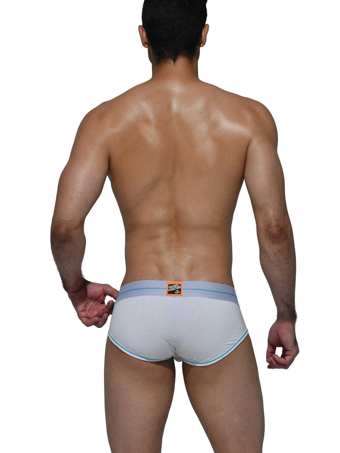 MO-LITE Patrols Mini Brief Underwear - White - | Private Structure - | MAD Lifestyle