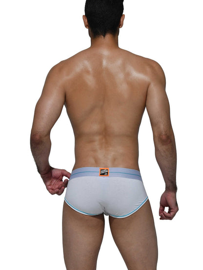 MO-LITE Patrols Mini Brief Underwear - White - | Private Structure - | MAD Lifestyle