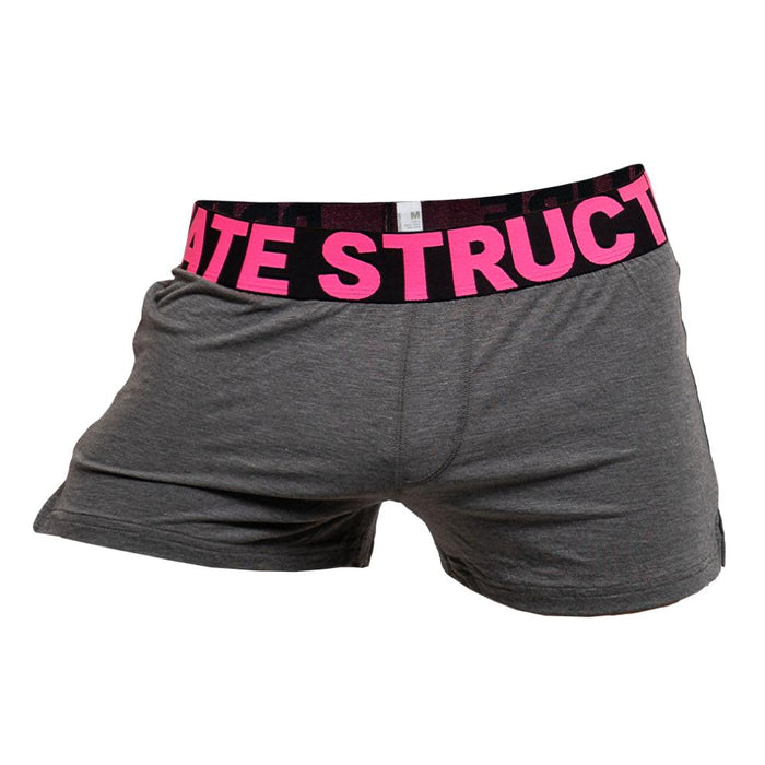 Modality Lounge Shorts - Melange & Magenta - | Private Structure - | MAD Lifestyle