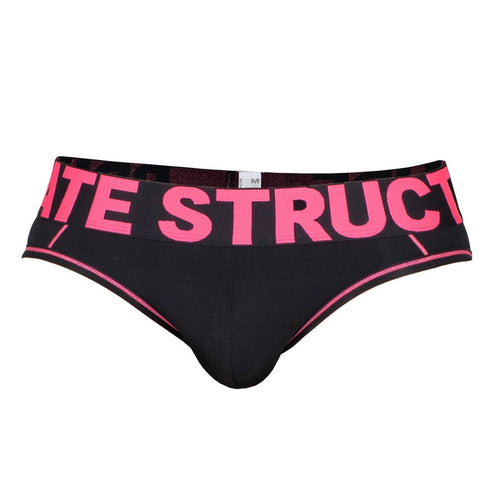 Modality Mini Brief Underwear - Black & Magenta - | Private Structure - | MAD Lifestyle