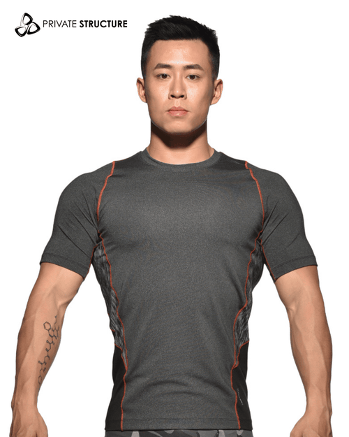 MOMENTUM Performance Tee - Dark Melanite - | Private Structure - | MAD Lifestyle