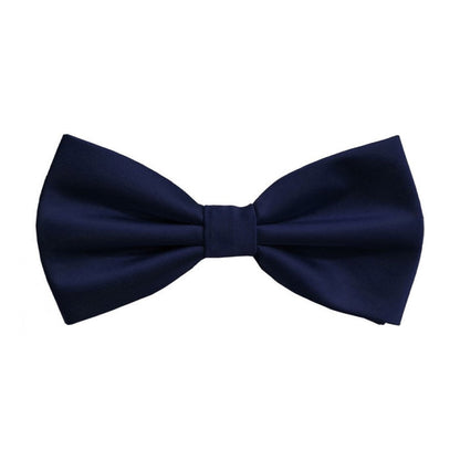 Navy Blue Pre-tied Bowtie - KCT Menswear