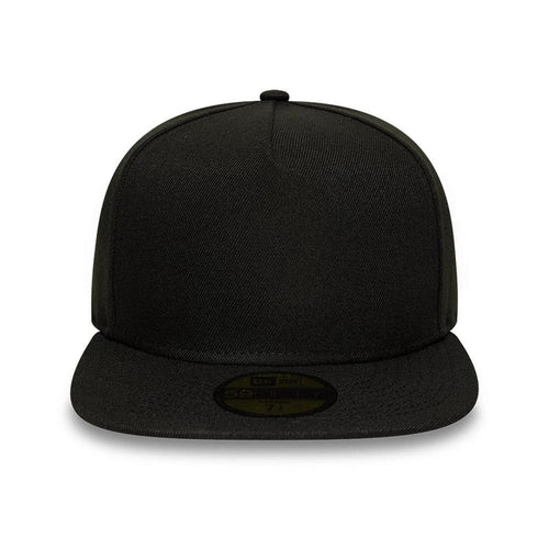 This is a  New Era Black 59FIFTY A-Frame Fitted Cap 2