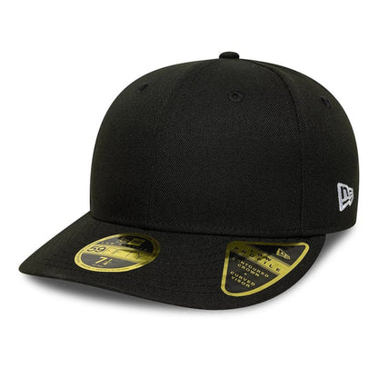 This is a  New Era Black Low Profile 59FIFTY Fitted Cap 1