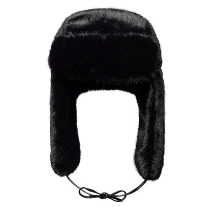 Pictured is this New Era Faux Fur Trapper hat in black. 7
