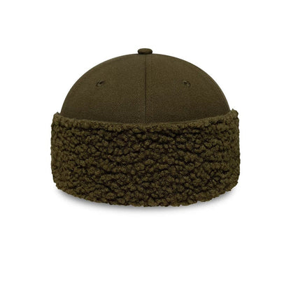 Pictured in this New Era Green 39THIRTY Downflap Stretch Fit Cap 2