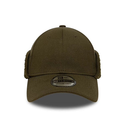 Pictured in this New Era Green 39THIRTY Downflap Stretch Fit Cap 3