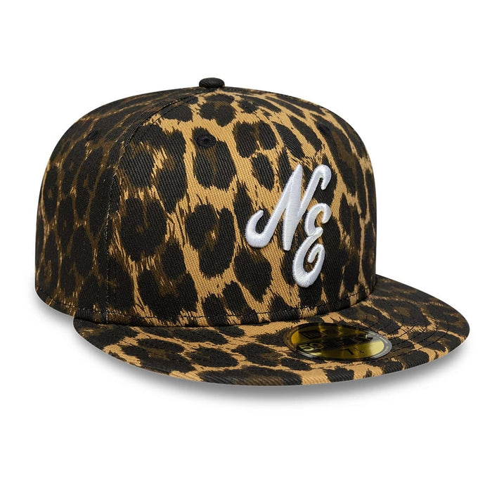 Pictured is this New Era Leopard 59FIFTY Fitted cap in black. 4