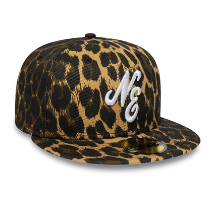 Pictured is this New Era Leopard 59FIFTY Fitted cap in black. 4