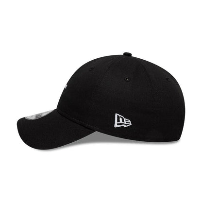 This is a  New Era Slogan Demure Black 9TWENTY Adjustable Cap 4