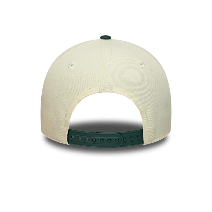 This is a  New Era Cream 9FORTY A-Frame Adjustable Cap 5