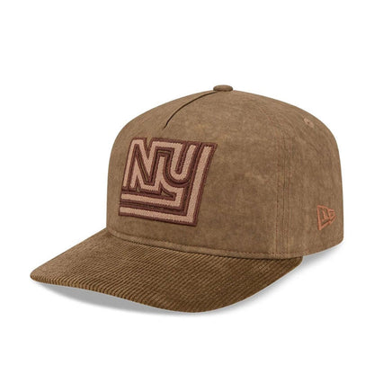Pictured is this NFL Utility Linen New York Giants 19TWENTY cap in open brown. 1