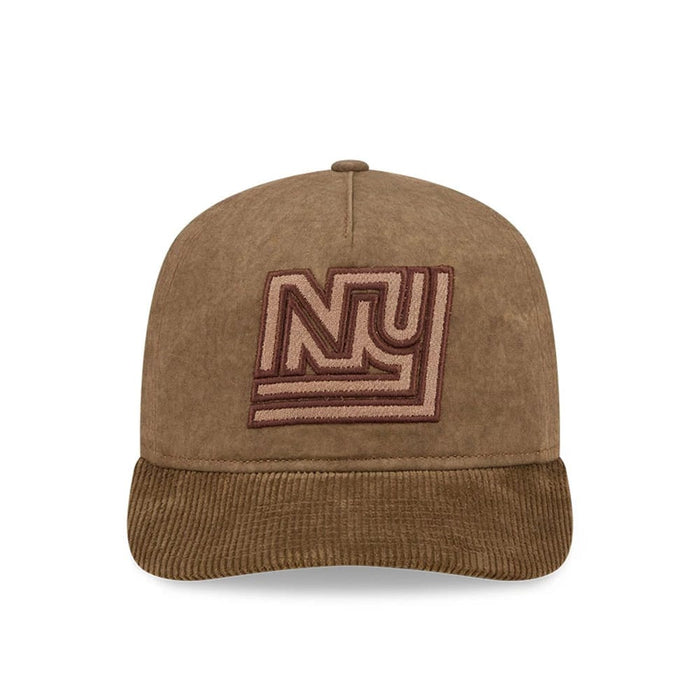 Pictured is this NFL Utility Linen New York Giants 19TWENTY cap in open brown. 2