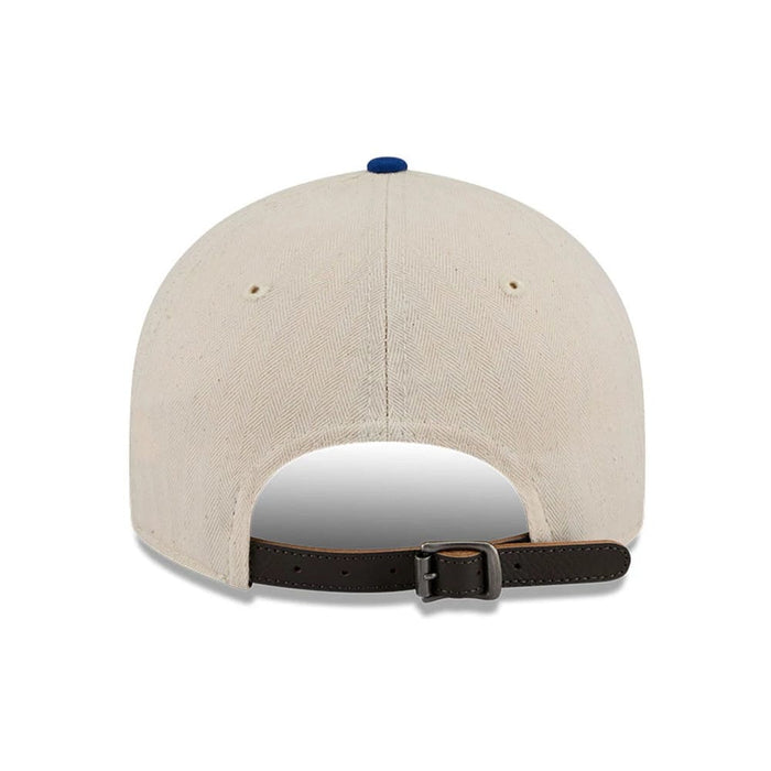 This is a New York Mets MLB Americana Herringbone White Retro Crown 9FIFTY Adjustable Cap 3
