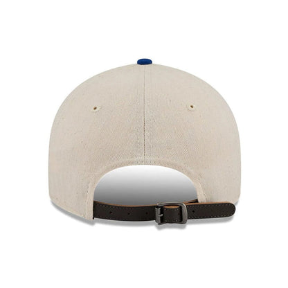 This is a New York Mets MLB Americana Herringbone White Retro Crown 9FIFTY Adjustable Cap 3