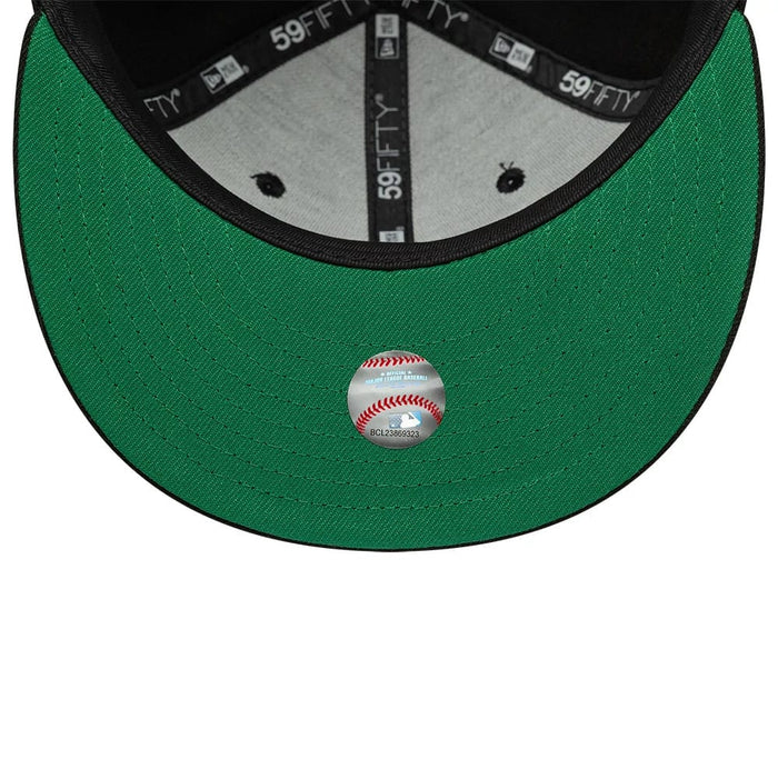 This is a New York Mets MLB Black 59FIFTY Fitted Cap 2