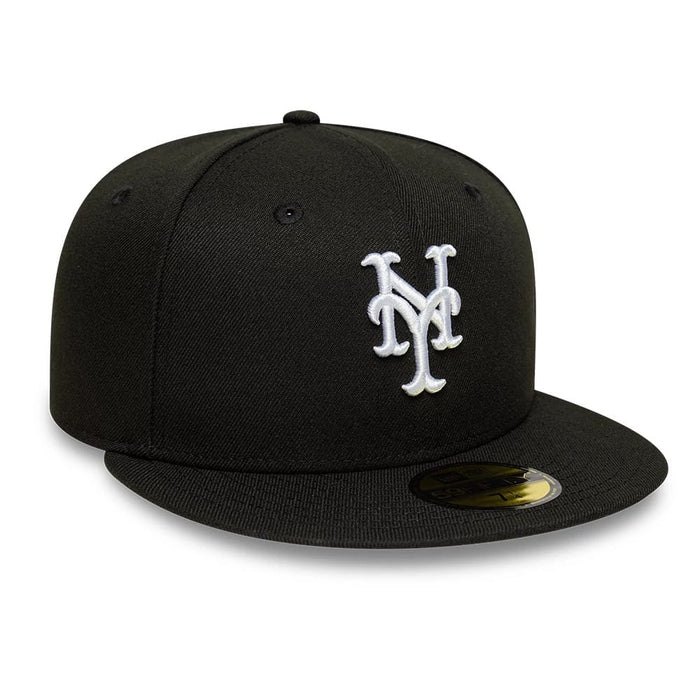 This is a New York Mets MLB Black 59FIFTY Fitted Cap 4