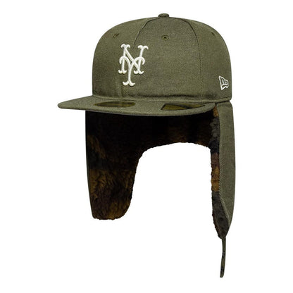 This is a New York Mets MLB Camo Open Green Retro Crown 59FIFTY Fitted Cap 2