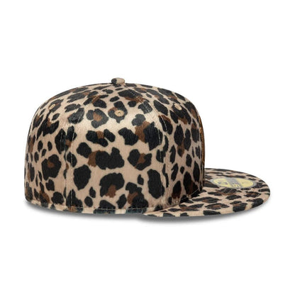 This is a New York Yankees Animal Print Leopard Black 59FIFTY Fitted Cap 7