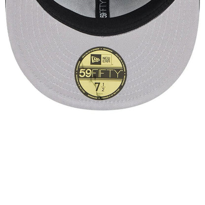 Pictured is this MLB Cap Scramble New York Yankees 59FIFTY Fitted cap in black. 2