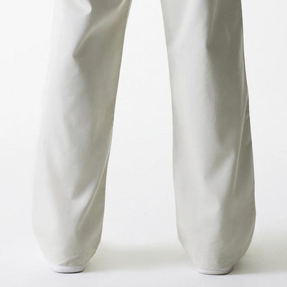 The Male model is wearing New York Yankees MLB Light Beige Chino Trousers 7